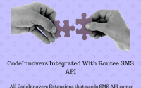 CodeInnovers Integrated With Routee SMS API