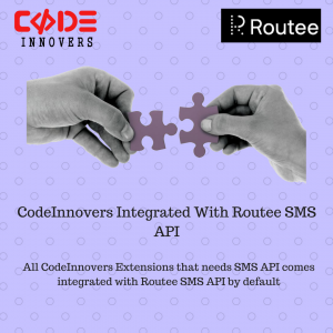 CodeInnovers Integrated With Routee SMS API