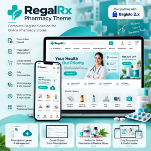 Bagisto Pharmacy Store theme